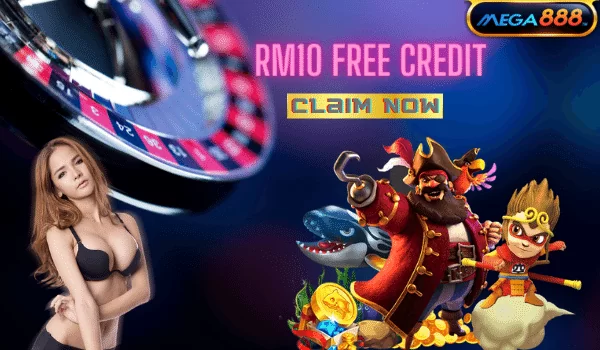 Mega888 Free Credit RM10 Claim